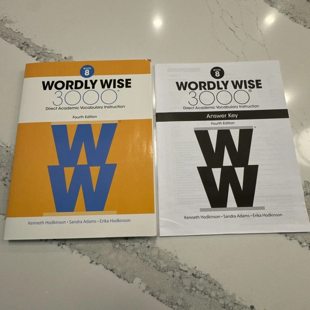 Wordly Wise 3000 4th Edition Book 8 Student WorkBook & Answer Key Book